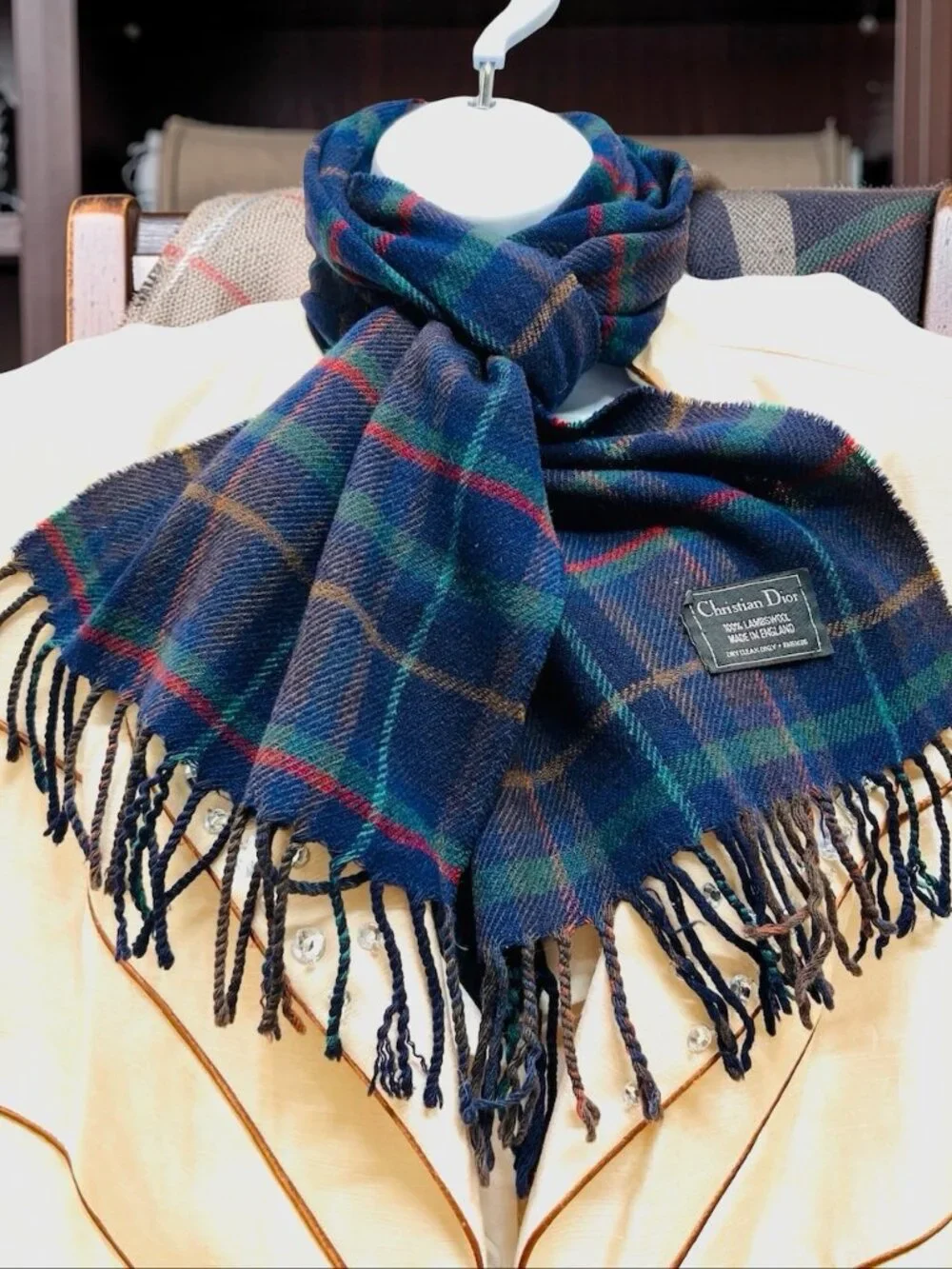 England Made Christian Dior Wool Scaf 60